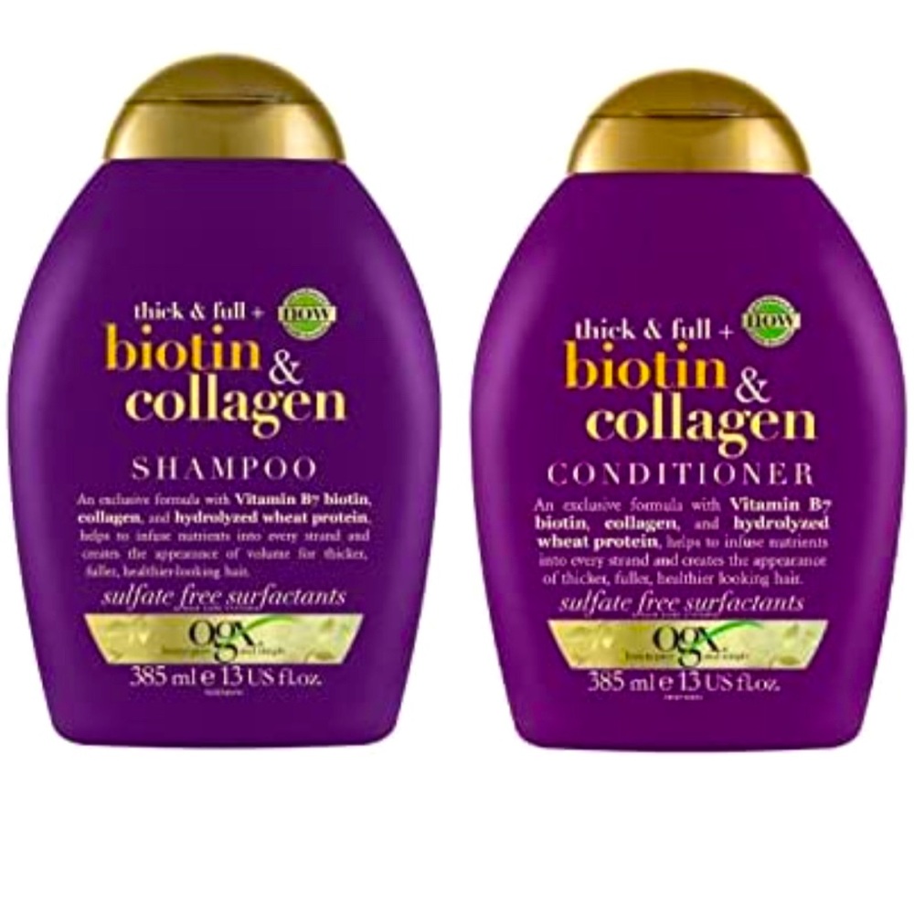 OGX Biotin & Collagen Extra Volume Shampoo and Conditioner Set